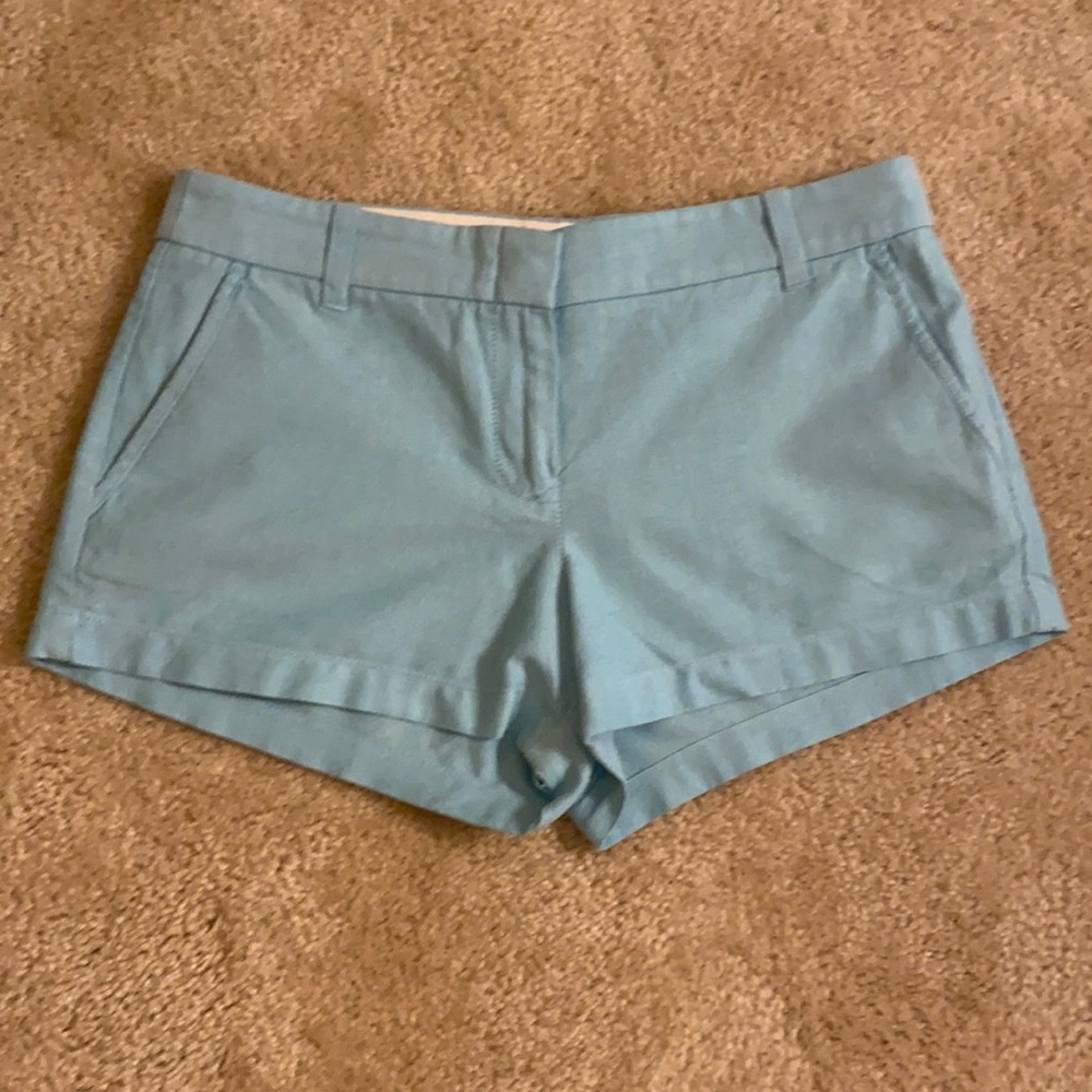 J. Crew light blue cotton shorts